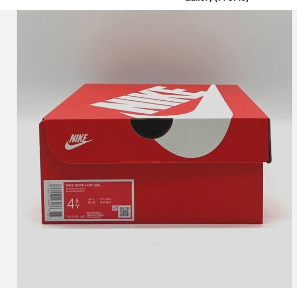 Nike Dunk Low Retro White Black Panda CW1590-100 Kids Sneakers Shoes - Picture 14 of 14